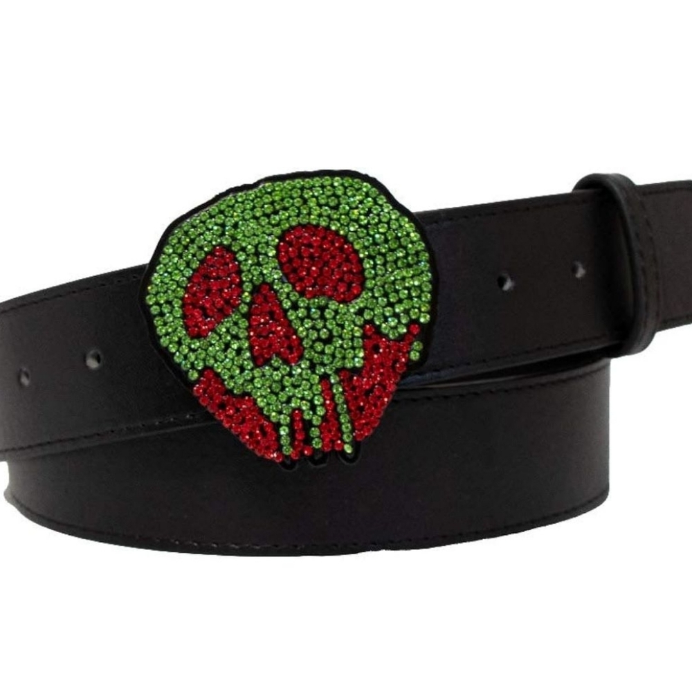 Buckle-Down Women's Disney, Snow White Poison Apple Crystal Rhinestone, Vegan